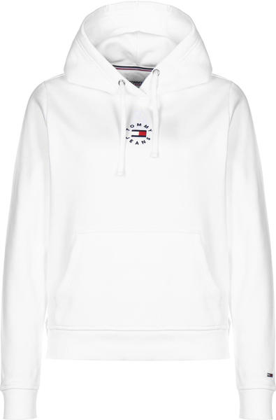 Tommy Hilfiger Logo Embroidery Hoody (DW0DW11351) white