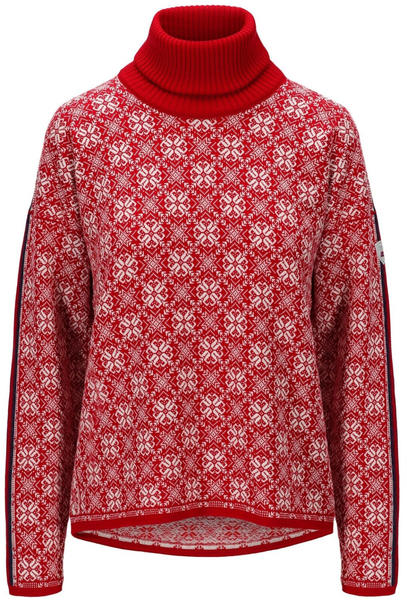 Dale of Norway Firda Sweater (94541) raspberry/off white