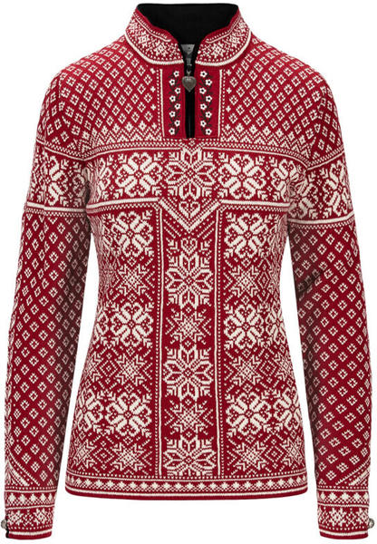 Dale of Norway Peace Sweater (13312) red rose/off white
