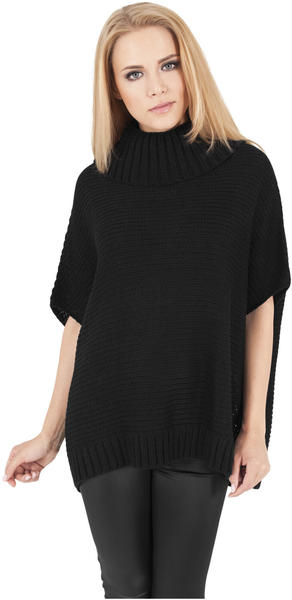 Urban Classics Ladies Knitted Poncho (TB1078-00007-0046) black