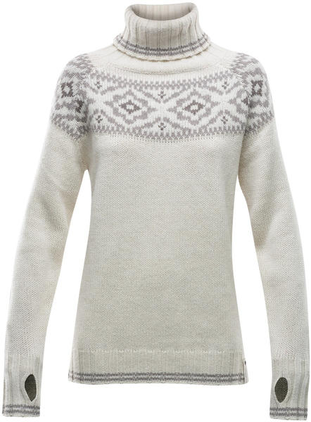 Devold Ona Woman Round Sweater off white