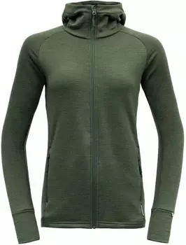 Devold Nibba Merino JKT Hood Wmn (GO 264 470) forest melange