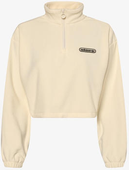 Adidas 1/4-Zip Cropped Sweatshirt wonder white