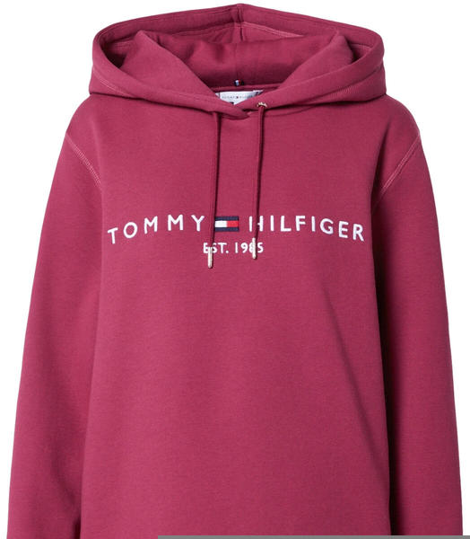 Tommy Hilfiger Essential Cotton Blend Hoody (WW0WW26410) crimson ruby
