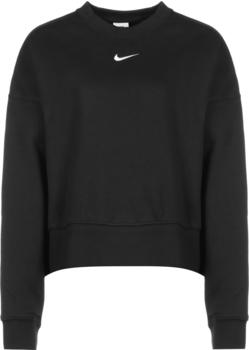 Nike Sportswear Collection Essentials Oversized Fleece Crew (DJ7665) black/white