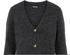 Pcellen Ls Knit Cardigan Noos Bc (17114250) dark grey melange