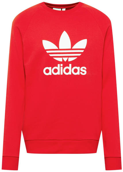 Adidas Woman Originals Trefoil Crew Sweatshirt vivid red (HE9489)