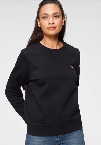 Tommy Hilfiger Organic Cotton Regular Fit Fleece Sweatshirt (DW0DW09227) black