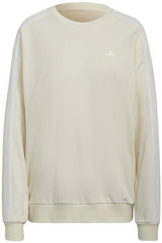 Adidas Essentials Studio Lounge 3-Stripes Sweatshirt non dyed/white