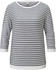 Tom Tailor Gestreiftes Jacquard Sweatshirt (1017277) blue white structured stripe