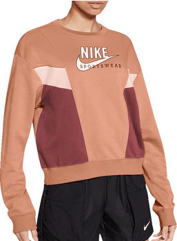 Nike Sportswear Heritage Crew Women (CZ8598) apricot agate/canyon rust/white