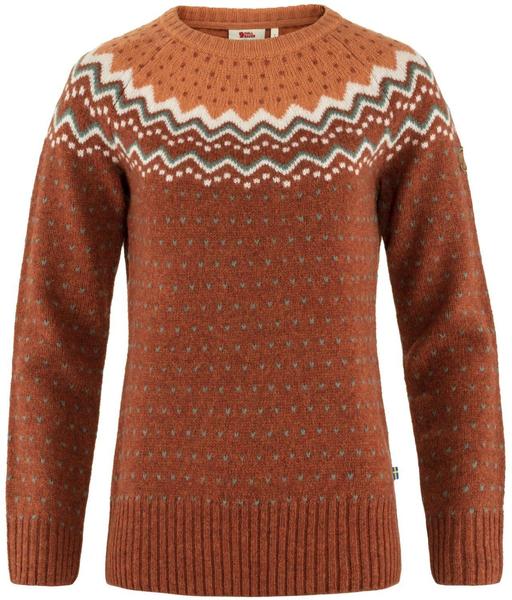 Fjällräven Övik Knit Sweater W autumn leaf/desert brown