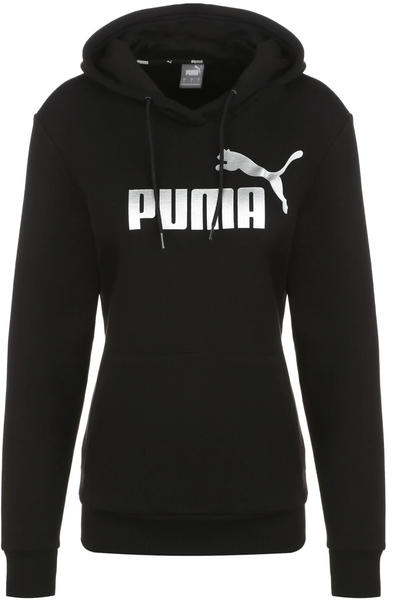 Puma Essentials+ Metallic Logo W Hoodie (849958) puma black/silver metallic