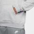 Nike Club Fleece Hoodie (DQ5793) dark grey heather/white