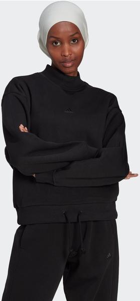 Adidas All Szn Fleece Mock Neck Sweatshirt black