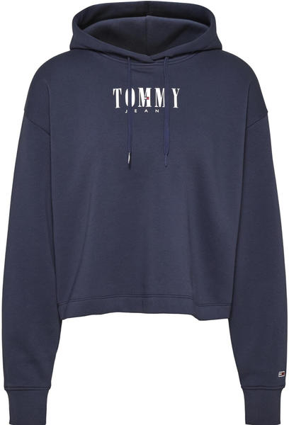 Tommy Hilfiger Essential Logo Relaxed Fit Hoody (DW0DW14327) twilight navy