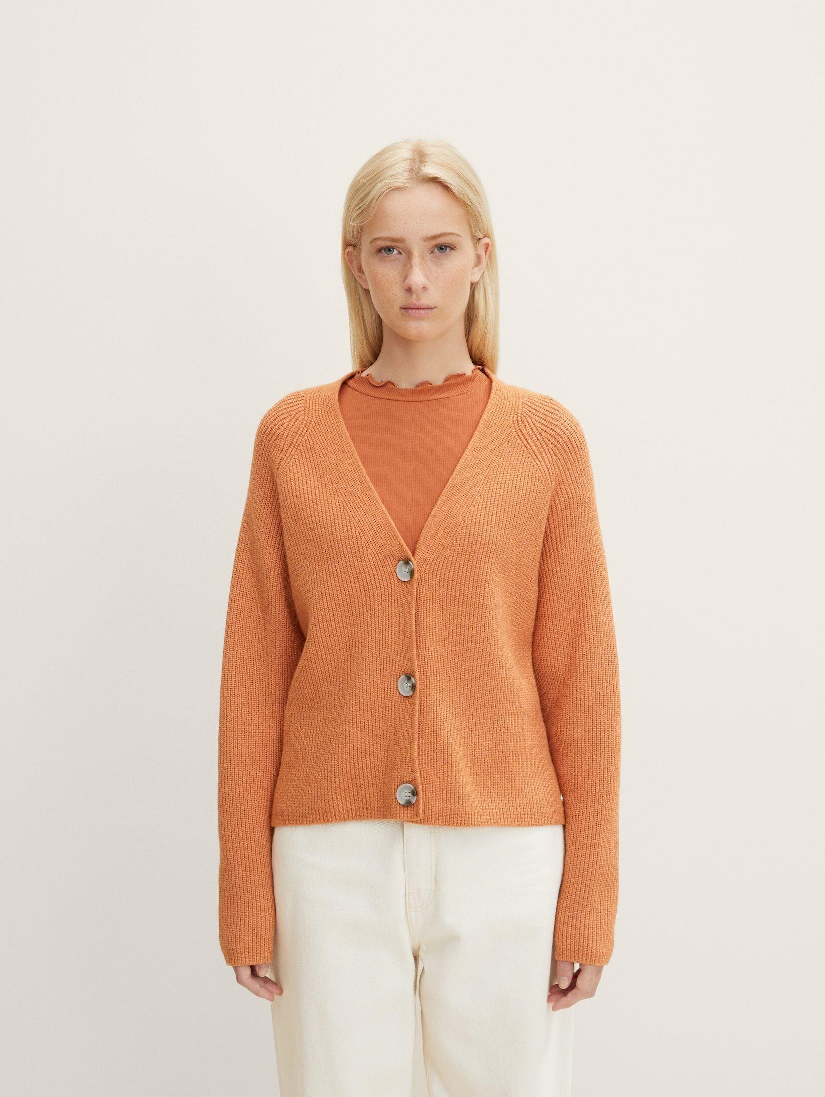 Tom Tailor Cardigan 1030000 Sweater ab 2023) Angebote (1030000-30345) 29,99 € TOP Test Orange (Oktober