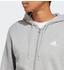 Adidas Woman Essentials Linear Full-Zip French Terry Hoodie medium grey heather/white (IC6866)
