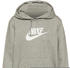 Nike NSW Club Hoodie dark grey heather-white (DQ5775-063)