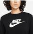 Nike NSW CLUB Sweatshirt black-white (DQ5832-010)