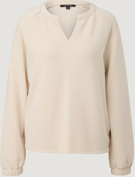 Comma Sweatshirt mit Tunika-Ausschnitt (2129262.8102) beige