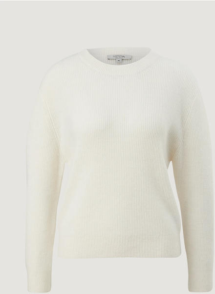 Comma Softer Pullover aus Wollmix (2121619.8009) beige