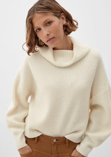 S.Oliver Strickpullover aus Wollmix (2121163.0210) creme