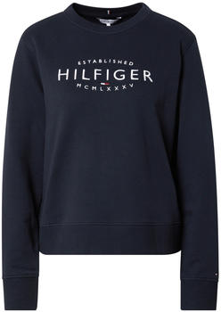 Tommy Hilfiger Embroidered Logo Relaxed Fit Sweatshirt (WW0WW35978) desert sky