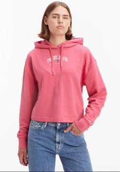 Tommy Hilfiger Relax Essential Logo Hoodie Sweater (DW0DW14852) washed crimson