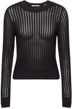 Esprit Strukturierter Pullover aus Bio-Baumwolle black (013EE1I315)