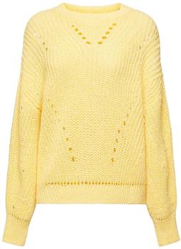 edc by Esprit Pullover mit Zopf-Muster light yellow (023CC1I303)