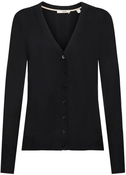 Esprit Cardigan mit V-Ausschnitt black (993EE1I301)