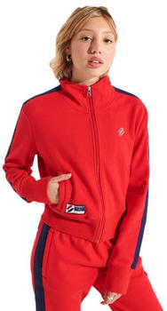 Superdry Code Track Full Zip Sweatshirt (W2011186A) red