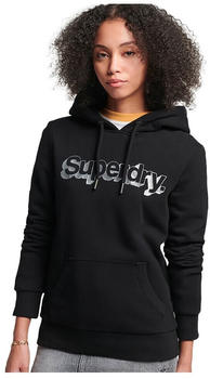 Superdry Vintage Cl Metallic Hoodie (W2011377A) black