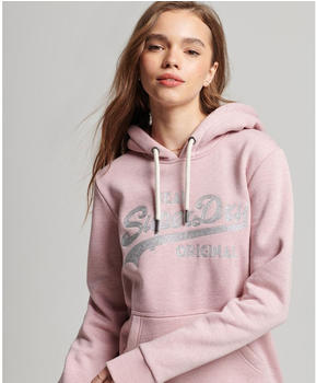 Superdry Vl Scripted Coll Hoodie (W2011825A) rose