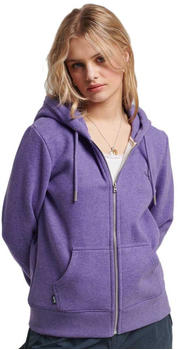 Superdry Essential Logo Full Zip Sweatshirt (W2012047A) purple