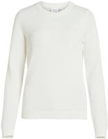 Vila Rundhalspullover "VIDALO O-NECK L/S KNIT TOP- NOOS" Baumwolle, regular fit