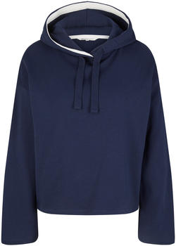 Tom Tailor Denim sweat with print at hood (1036980-10360) real navy blue