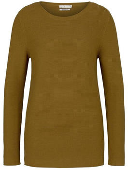 Tom Tailor Strickpullover mit Rundhalsausschnitt (1016350-11218) khaki olive