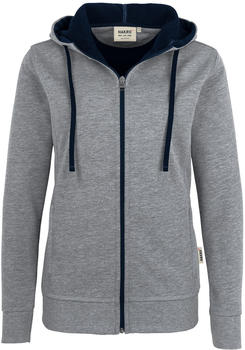 Hakro No. 255 Kapuzenjacke Bonded grey