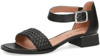 Caprice Sandale schwarz Glattleder