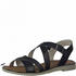 Jana Shoes 8-8-28115-28 Flache Sandale schwarz