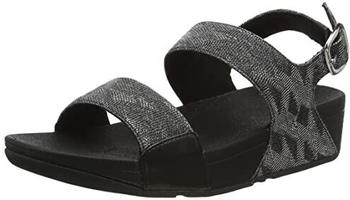 FitWear Lulu Crystal Slides schwarz