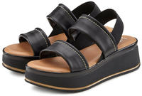 LASCANA Plateausandaletten "Sommerschuh, Sandale, Sandalette, offener Schuh,