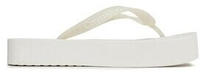Calvin Klein Zehentrenner Beach Sandal Flatform Logo YW0YW01092 weiß