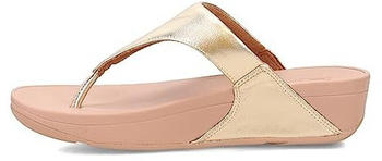 FitWear Lulu Zehensteg Leder Flipflop platin