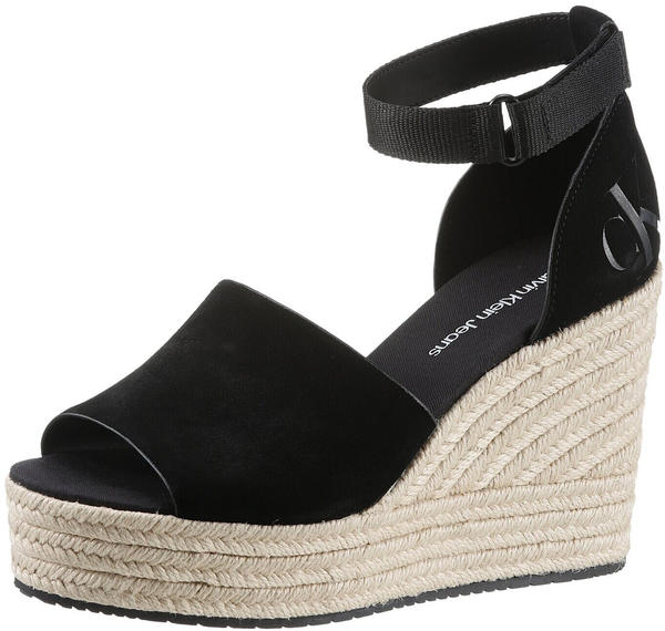 Calvin Klein Sandalette Plateau schwarz