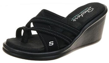 Skechers Rumblers Damen-Sandale Keilabsatz schwarz