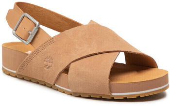Timberland MalibuWaves Basic X Strap Sandalen Medium Beige Suede Braun