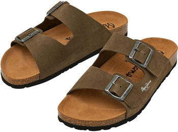 Pepe Jeans Bio Suede Sandals grün